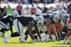 OAKLAND, CA - SEPTEMBER 14: RIght tackle Menelik Watson #71 of the Oakland Raiders waits for a snap against the Houston Texans in the fourth quarter on September 14, 2014 at O.co Coliseum in Oakland, California. The Texans won 30-14. (Photo by Brian Ba