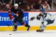 MONTREAL, QC - DECEMBER 26: Noah Hanifin #2 of Team United States passes the puck near Otto Rauhala #29 of Team Finland during the 2015 IIHF World Junior Hockey Championship game at the Bell Centre on December 26, 2014 in Montreal, Quebec, Canada. (Phot