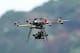 WELLINGTON, NEW ZEALAND - JANUARY 06: A drone films aerial coverage of the ground during day four of the Second Test match between New Zealand and Sri Lanka at Basin Reserve on January 6, 2015 in Wellington, New Zealand. (Photo by Hagen Hopkins/Getty Im