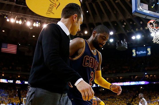Ouch: Cleveland Cavaliers lose Kyrie Irving for rest of NBA finals