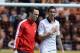 HULL, ENGLAND - MAY 24: Angel di Maria of Manchester United receives medical treatment during the Barclays Premier League match between Hull City and Manchester United at KC Stadium on May 24, 2015 in Hull, England. (Photo by Nigel Roddis/Getty Images)