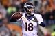 CINCINNATI, OH - DECEMBER 22: Peyton Manning #18 of the Denver Broncos drops back to throw a pass during the first quarter of the game against the Cincinnati Bengals at Paul Brown Stadium on December 22, 2014 in Cincinnati, Ohio. (Photo by Andy Lyons/Get