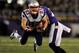BALTIMORE, MD - SEPTEMBER 23: Wide receiver Wes Welker #83 of the New England Patriots is hit in the third quarter against the Baltimore Ravens at M&T Bank Stadium on September 23, 2012 in Baltimore, Maryland. The Baltimore Ravens won, 31-30. (Photo by Pa
