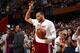 CLEVELAND, OH - JUNE 9: Shawn Marion #31 of the Cleveland Cavaliers waves to the crowd as he is honored prior to Game Three of the 2015 NBA Finals at The Quicken Loans Arena on June 9, 2015 in Cleveland, Ohio. NOTE TO USER: User expressly acknowledges an