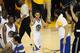 OAKLAND, CA - JUNE 14: Stephen Curry #30 of the Golden State Warriors celebrates after defeating the Cleveland Cavaliers in Game Five of the 2015 NBA Finals on June 14, 2015 at Oracle Arena in Oakland, California. NOTE TO USER: User expressly acknowledge