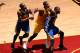 CLEVELAND, OH - JUNE 11: Andre Iguodala #9 and Draymond Green #23 of the Golden State Warriors battle for position against Tristan Thompson #13 of the Cleveland Cavaliers in Game Four of the 2015 NBA Finals on June 11, 2015 at Quicken Loans Arena in Cleve