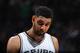 SAN ANTONIO - APRIL 24: Tim Duncan #21 of the San Antonio Spurs during the game against the Los Angeles Clippers during Game Three of the Western Conference Quarterfinals at the AT&T Center on April 24, 2015 in San Antonio, Texas. NOTE TO USER: User expre