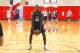 Onuaku works on his form at the foul line.