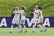 OTTAWA, ON - JUNE 22: Steph Houghton #5 of England celebrates her goal with teammates against team Norway during the FIFA Women's World Cup Canada 2015 round of 16 match between Norway and England at Lansdowne Stadium on June 22, 2015 in Ottawa, Canada.