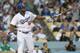 LOS ANGELES, CA - JUNE 10: Yasiel Puig #66 of the Los Angeles Dodgers watches his three run home run in the second inning against the Arizona Diamondbacks at Dodger Stadium on June 10, 2015 in Los Angeles, California. (Photo by Stephen Dunn/Getty Images