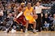 LOS ANGELES, CA - JANUARY 15: Kobe Bryant #24 of the Los Angeles Lakers handles the ball against LeBron James #23 of the Cleveland Cavaliers on January 15, 2015 at Staples Center in Los Angeles, California. NOTE TO USER: User expressly acknowledges and a