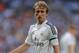 MADRID, SPAIN - SEPTEMBER 13: Luka Modric of Real Madrid looks on during the La Liga match between Real Madrid and Atletico de Madrid at Estadio Santiago Bernabeu on September 13, 2014 in Madrid, Spain. (Photo by Denis Doyle/Getty Images)
