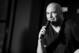 HONG KONG - AUGUST 20: EDITORS NOTE: Image has been converted to black and white.) UFC President Dana White at a Q&A session during the Macao UFC Fight Night Press Conference at the Four Season Hotel on August 20, 2014 in Hong Kong. (Photo by Anthony Kw