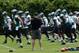 Chip Kelly oversees a drill at an Eagles practice in June.