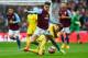 LONDON, ENGLAND - APRIL 19: Emre Can of Liverpool tackles Jack Grealish of Aston Villa during the FA Cup Semi Final between Aston Villa and Liverpool at Wembley Stadium on April 19, 2015 in London, England. (Photo by Mike Hewitt/Getty Images)