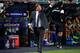 GLENDALE, AZ - JULY 12: Head coach Miguel Herrera of Mexico reacts on the sidelines during the 2015 CONCACAF Gold Cup group C match against Guatemala at University of Phoenix Stadium on July 12, 2015 in Glendale, Arizona. Guatemala and Mexico finished i