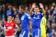 LONDON, ENGLAND - APRIL 18: Cesar Azpilicueta of Chelsea waves after the Barclays Premier League match between Chelsea and Manchester United at Stamford Bridge on April 18, 2015 in London, England. (Photo by Ian Walton/Getty Images)