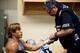 LAS VEGAS, NV - JULY 05: Urijah Faber (L) gets his hands wrapped by cutman Jacob 'Stitch' Duran inside the locker room at UFC 175 inside the Mandalay Bay Events Center on July 5, 2014 in Las Vegas, Nevada. (Photo by Esther Lin/Zuffa LLC/Zuffa LLC via Ge