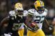 Linebacker Curtis Lofton pursuing running back Eddie Lacy