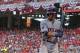 CINCINNATI, OH - JULY 18: Francisco Lindor #12 of the Cleveland Indians takes an at bat during the game against the Cincinnati Reds at Great American Ball Park on July 18, 2015 in Cincinnati, Ohio. (Photo by Kirk Irwin/Getty Images)