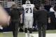 Menelik Watson escorted off the field with an injury