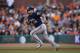 SAN FRANCISCO, CA - JULY 28: Gerardo Parra #28 of the Milwaukee Brewers runs to second base against the San Francisco Giants during the third inning at AT&T Park on July 28, 2015 in San Francisco, California. The Milwaukee Brewers defeated the San Franc