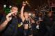 RIO DE JANEIRO, BRAZIL - AUGUST 01: UFC women's bantamweight champion Ronda Rousey of the United States celebrates after defeating Bethe Correia of Brazil by KO during the UFC 190 event inside HSBC Arena on August 1, 2015 in Rio de Janeiro, Brazil. (Pho