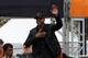 SAN FRANCISCO, CA - OCTOBER 31: Former San Francisco Giants outfielder Barry Bonds waves to the crowd during the San Francisco Giants World Series victory parade on October 31, 2014 in San Francisco, California. The San Francisco Giants defeated the Kansa