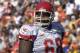 Kansas City Chiefs guard Will Shields during the 2007 Pro Bowl at Aloha Stadium in Honolulu, Hawaii on February 10, 2007. (Photo by Al Messerschmidt/Getty Images)