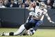 No. 75 Shelby Harris sacks No. 5 Nick Foles.