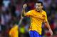 BILBAO, SPAIN - AUGUST 14: Pedro Rodriguez of FC Barcelona reacts during the Spanish Super Cup first leg match between FC Barcelona and Athletic Club at San Mames Stadium on August 14, 2015 in Bilbao, Spain. (Photo by David Ramos/Getty Images)