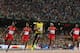 Bolt shone on the big stage again.