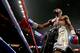 LAS VEGAS, NV - MAY 02: Floyd Mayweather Jr. in the ring before taking on Manny Pacquiao in their welterweight unification championship bout on May 2, 2015 at MGM Grand Garden Arena in Las Vegas, Nevada. (Photo by Al Bello/Getty Images)