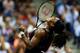 NEW YORK, NY - SEPTEMBER 08: Serena Williams of the United States celebrates after defeating Venus Williams of the United States in their Women's Singles Quarterfinals match on Day Nine of the 2015 US Open at the USTA Billie Jean King National Tennis Cen