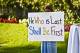 This sign greets Gerald Christian at Mr. Irrelevant festivities.