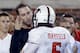 After earning coach Kliff Kingsbury's praise amid a fast start to his Texas Tech career, Mayfield and his coach saw their relationship strained after Mayfield's leg injury removed him from the lineup.