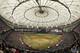 Apr 6, 2015; St. Petersburg, FL, USA; A general view of Tropicana Field between the Tampa Bay Rays and Baltimore Orioles at Tropicana Field. Baltimore Orioles defeated the Tampa Bay Rays 6-2. Mandatory Credit: Kim Klement-USA TODAY Sports