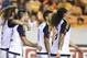 Sep 12, 2015; Houston, TX, USA; Real Salt Lake forward Juan Manuel Martinez (22) celebrates with teammates after scoring a goal during the second half against the Houston Dynamo at BBVA Compass Stadium. Real Salt Lake defeated the Dynamo 3-1. Mandatory Cr