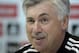 Real Madrid's Italian coach Carlo Ancelotti smiles during a press conference at Valdebebas training center in Madrid on January 23, 2015. AFP PHOTO / GERARD JULIEN (Photo credit should read GERARD JULIEN/AFP/Getty Images)