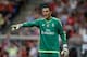 Keylor Navas of Real Madrid during the AUDI Cup final match between Real Madrid and FC Bayern Munich on August 5, 2015 at the Allianz Arena in Munich, Germany(Photo by VI Images via Getty Images)
