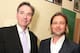 A's GM Billy Beane with his Hollywood counterpart, Brad Pitt.
