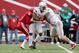 BLOOMINGTON, IN - OCTOBER 03: Braxton Miler #1 of the Ohio State Buckeyes ais tackled by Rashard Fant #16 of the Indiana Hoosiers at Memorial Stadium on October 3, 2015 in Bloomington, Indiana. (Photo by Andy Lyons/Getty Images)