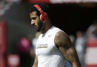 Quarterback Colin Kaepernick appears unable to return to the form which made him famous in 2012.