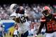 Allen's acrobatic touchdown against Cleveland was his third in four games.