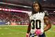 GLENDALE, AZ - OCTOBER 04: Running back Todd Gurley #30 of the St. Louis Rams walks off the field following the NFL game against the Arizona Cardinals at the University of Phoenix Stadium on October 4, 2015 in Glendale, Arizona. The Rams defeated the Car