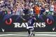 BALTIMORE, MD - SEPTEMBER 27: Running back Justin Forsett #29 of the Baltimore Ravens is introduced before playing against the Cincinnati Bengalsat M&T Bank Stadium on September 27, 2015 in Baltimore, Maryland. (Photo by Patrick Smith/Getty Images)
