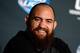 LAS VEGAS, NEVADA - DECEMBER 6: UFC heavyweight Travis Browne speaks to the media during the UFC 181 post fight press conference inside the Mandalay Bay Events Center on December 6, 2014 in Las Vegas, Nevada. (Photo by Jeff Bottari/Zuffa LLC/Zuffa LLC vi