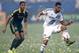 Oct 18, 2015; Carson, CA, USA; Los Angeles Galaxy midfielder Sebastian Lletget (17) handles the ball against the Portland Timbers during the first half at StubHub Center. Mandatory Credit: Kelvin Kuo-USA TODAY Sports
