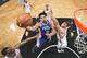 BROOKLYN, NY - OCTOBER 18: Jahlil Okafor #8 of the Philadelphia 76ers shoots the ball against the Brooklyn Nets during a preseason game on October 18, 2015 at Barclays Center in Brooklyn, New York. NOTE TO USER: User expressly acknowledges and agrees tha