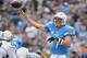 Oct 25, 2015; San Diego, CA, USA; San Diego Chargers quarterback Philip Rivers (17) throws the ball during the first quarter against the Oakland Raiders at Qualcomm Stadium. Mandatory Credit: Orlando Ramirez-USA TODAY Sports
